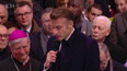 Francouzský prezident v Notre-Dame