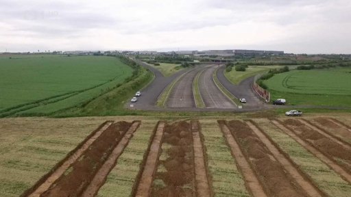 Stavba úseku Pražského okruhu