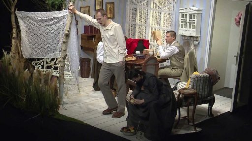 Racek v Divadle Na zábradlí