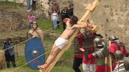 Pašijové hry na hradě Lipý