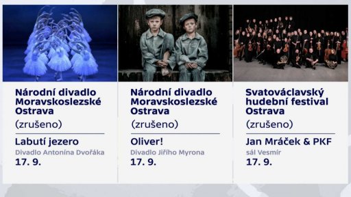 Zrušené kulturní akce