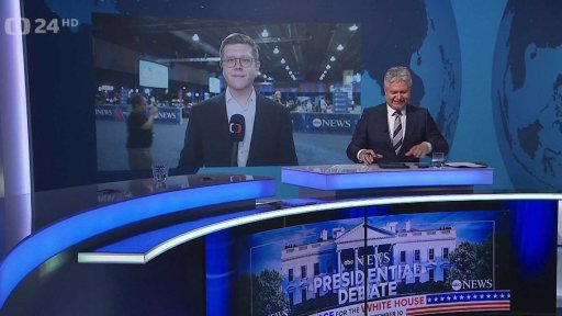 Přípravy na debatu Harrisová-Trump