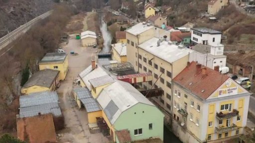 Bourání bývalého mlýna v Bílovicích nad Svitavou