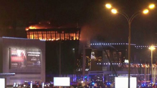 Teroristický útok na okraji Moskvy