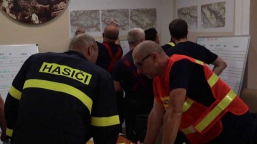 Hasiči testují průjezdnost silnic