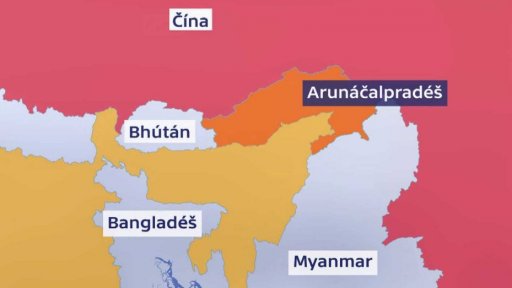 Čína a Indie se přou o hranice