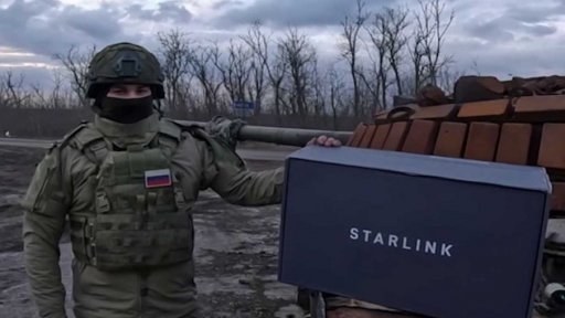 Ukrajinci ničí Muskovy starlinky v rukou Rusů