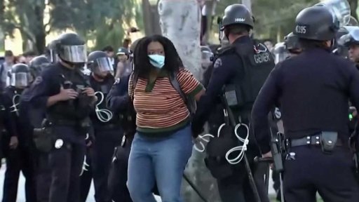 Demonstrace na amerických univerzitách