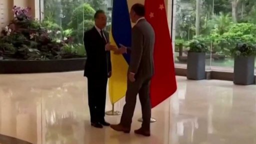 Ukrajinský ministr zahraničí v Číně