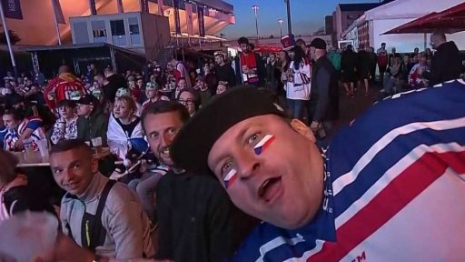 První zápas českého hokejového týmu