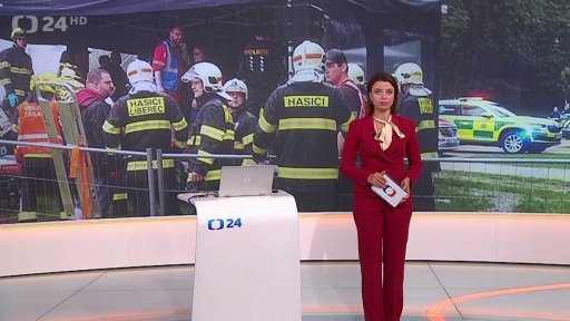 Zdravotní stav lidí zasažených bleskem v Liberci