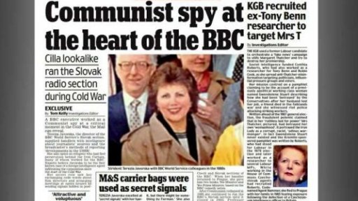 Z místa: redaktorka BBC s čs. původem spolupracovnicí StB