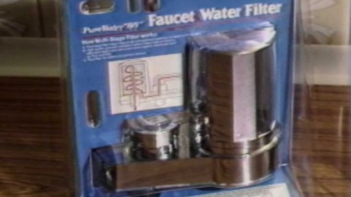 Speciální filtr pro čištění vody v domácnosti (1990)