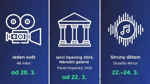 Kulturní přehled příštího týdne
