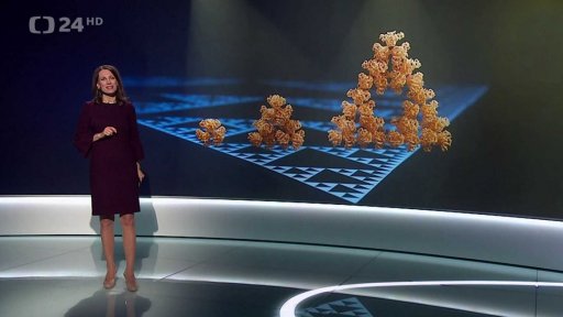 První objevený přírodní molekulární fraktál