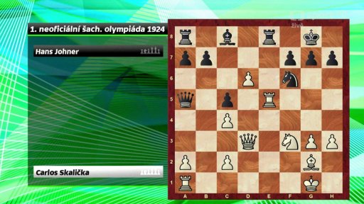 Analýza partie Carlos Skalička vs. Hans Johner