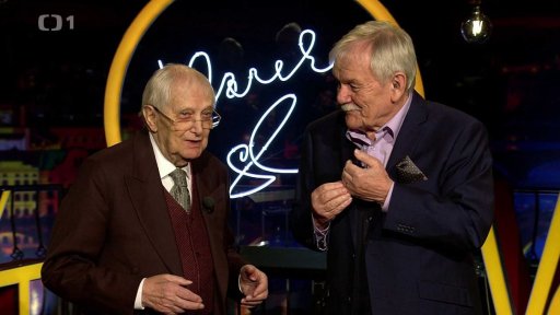 Jiří Suchý s klavíristou Jiřím Svobodou.