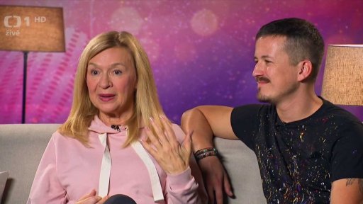 Medailonek páru Jana Paulová a Robin Ondráček