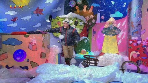 Děda staví sněhuláka a z čeho si ale staví sněhuláka děti v Africe, kde není sníh?