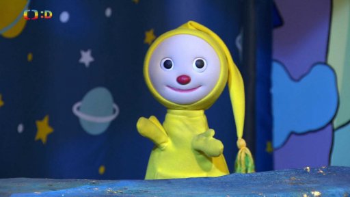 Děda čte z knížky o Hurvínkovi, který se také vypravil na neznámou planetu + obrázky + rozloučení