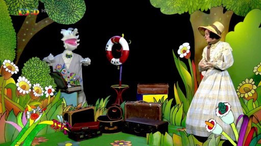 Muf a Fámula balí kufry na prázdniny.