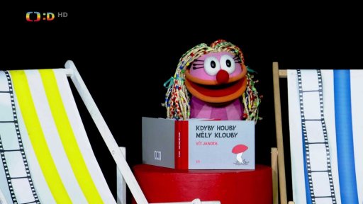 Fámula s Mufem představují knížku "Kdyby houby měly klouby", Muf tvrdí, že ví úplně přesně, co by se dělo, kdyby houby měl klouby.