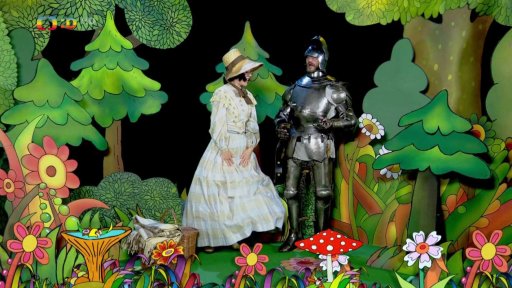 Polapil vyrazil na piknik s Pipetou v brnění, aby na ni zapůsobil.