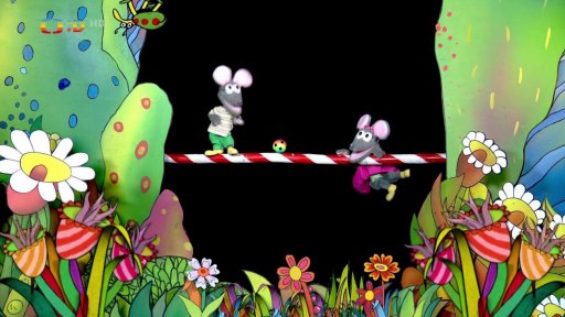 Tryskomyšky se radují, že děti porazily Černobíla.