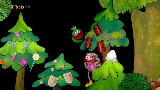 Zázraky na Paloučku pokračují, Fámula se bratří se smrkajícím smrkem, ale Mufovi se jaksi nezjevil strom cukrlaťák. Naštěstí Pip vynalezne strom štístkáček a Muf se může nacpat sladkostmi.