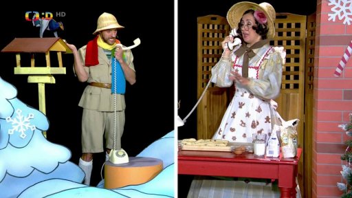 Pipeta peče vánočku, Polapilovi je zima, a tak ji prosí, aby mu upletla nadkolenky. Otylka chce novou šálu, Pip zase rukavice a nákrčník. Na Pipetu je toho moc, a tak omdlí.