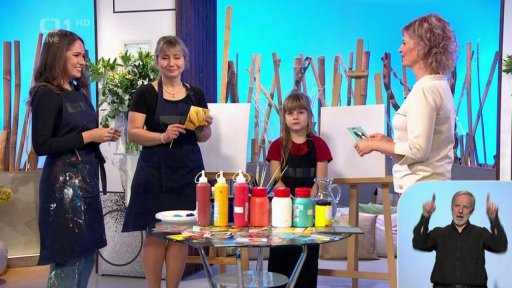 Akrylové malování pro celou rodinu - 1. část