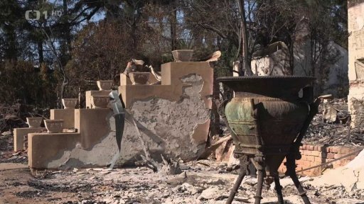 Následky požárů v Los Angeles