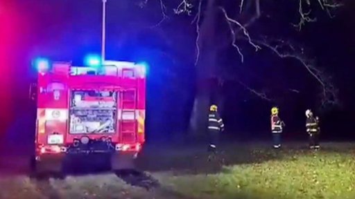 Požár ubytovny v Plzni