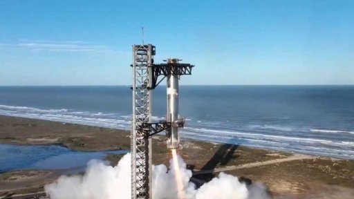 Testovací let Super Heavy Starship