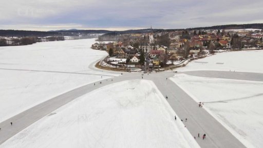 Ledová magistrála na Lipně