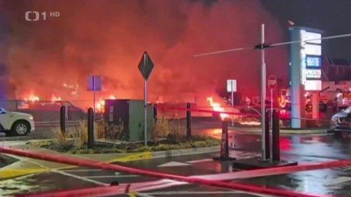 Pád letadla ve Filadelfii