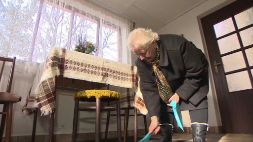 Obývací pokoj v autobusové zastávce