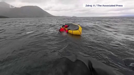 Na pár vteřin v tlamě velryby