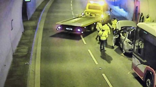 Nehoda v Pisáreckém tunelu