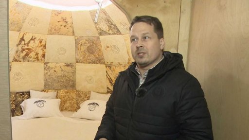 Ekologická dřevostavba z houby