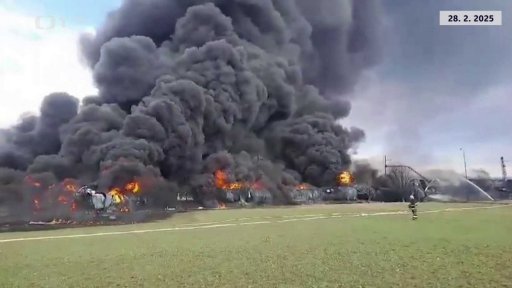 Likvidace požáru u Hustopečí