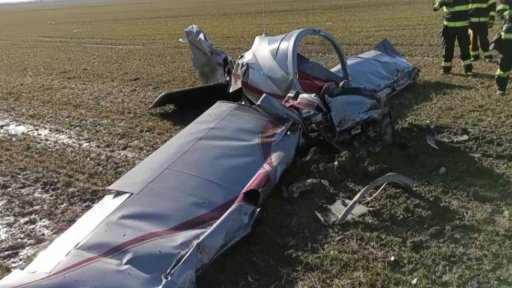 Pád ultralehkého letadla