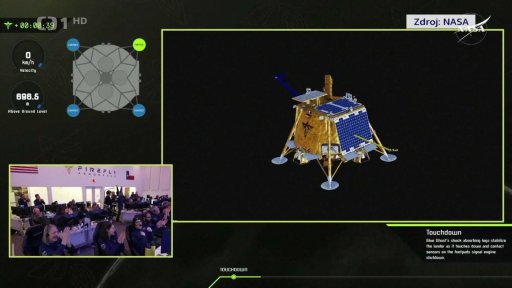 Blue Ghost na měsíci