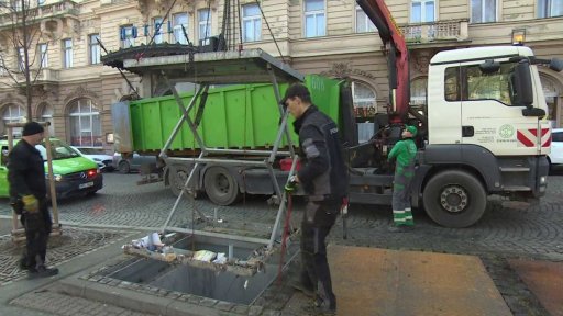 Likvidace podzemních kontejnerů