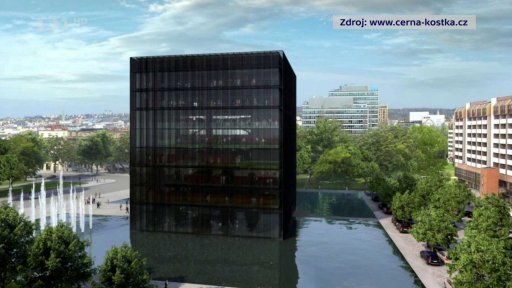 Stavba Moravskoslezské vědecké knihovny v Ostravě