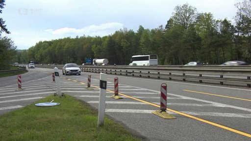 Oprava dálničního mostu u Jihlavy