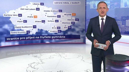 Hranice pro přijetí na čtyřletá gymnázia