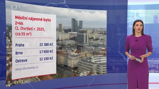 Počet obyvatel v nájemních bytech