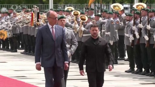 Zelenskyj v Německu