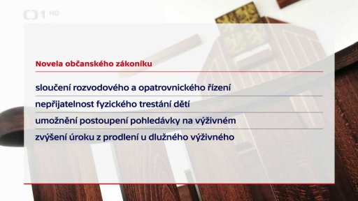 Novela občanského zákoníku